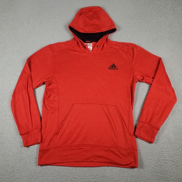 adidas Other - Adidas Red Casual Long Sleeve Pullover Sweater Sweatshirt Hoodie Size Medium